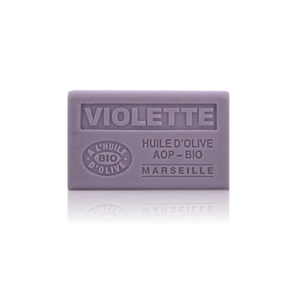 Savon à la violette - Beurre de karité 125Gr