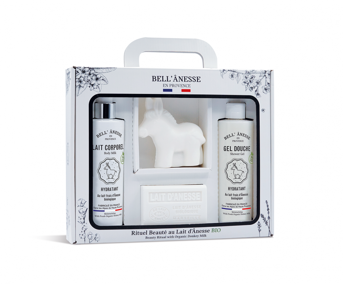 Coffret Découverte au lait d’ânesse Bio Coffret Découverte au lait d’ânesse Bio