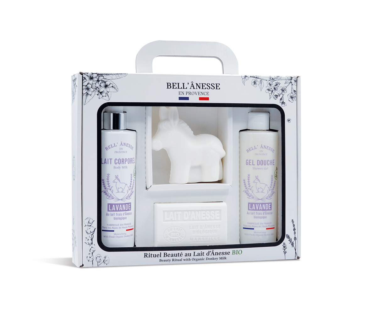 Coffret Découverte au lait d’ânesse Bio à la lavande Coffret Découverte au lait d’ânesse Bio à la lavande